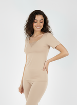 Charger l’image dans la visionneuse de la galerie, T-shirt manches courtes avec incrustation devant