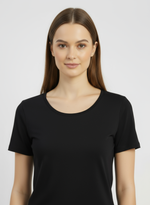 Charger l’image dans la visionneuse de la galerie, T-shirt manches courtes col rond decolleté