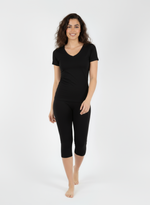 Charger l’image dans la visionneuse de la galerie, T-shirt manches courtes col V