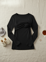 Charger l’image dans la visionneuse de la galerie, Pull d’allaitement manches longues