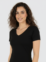 Charger l’image dans la visionneuse de la galerie, T-shirt manches courtes col V