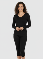 Charger l’image dans la visionneuse de la galerie, T-shirt manches longues col V