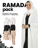 Charger l’image dans la visionneuse de la galerie, Pack "RAMADAN" 3 Ensembles T-Shirt ML V + Legging
