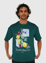 T-shirt Oversize 100 % Coton – Marrakech Citron