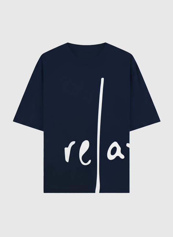 T-shirt Oversize  “Relax” 100% Coton