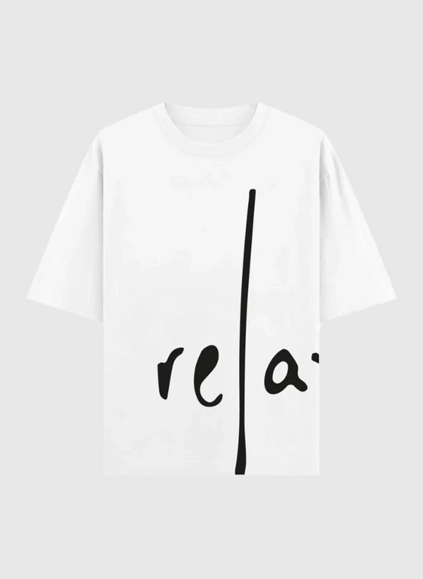 T-shirt Oversize  “Relax” 100% Coton