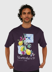 T-shirt Oversize 100 % Coton – Marrakech Citron