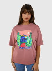 T-shirt Oversize 100 % Coton – “Marrakech Jardin Majorelle”