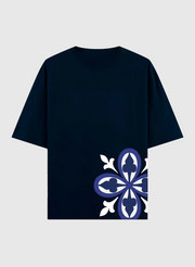 T-shirt Oversize NOA – Design Floral Bas