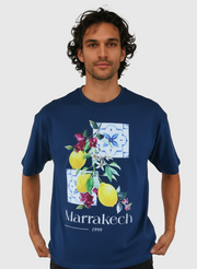 T-shirt Oversize 100 % Coton – Marrakech Citron