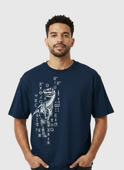 T-shirt Oversize 100 % Coton – “Fossile Amazigh”