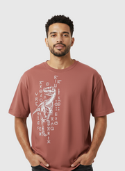 T-shirt Oversize 100 % Coton – “Fossile Amazigh”