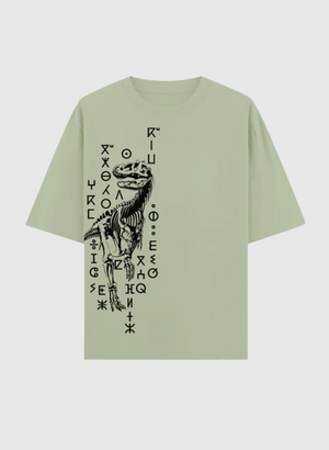 T-shirt Oversize 100 % Coton – “Fossile Amazigh”