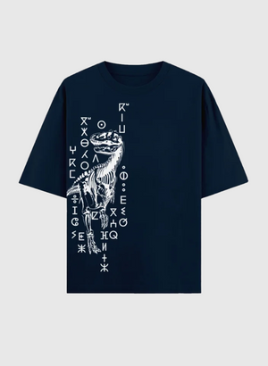 T-shirt Oversize 100 % Coton – “Fossile Amazigh”