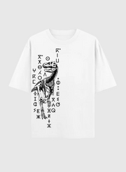 T-shirt Oversize 100 % Coton – “Fossile Amazigh”