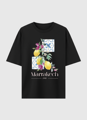 T-shirt Oversize 100 % Coton – Marrakech Citron