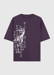 T-shirt Oversize 100 % Coton – “Fossile Amazigh”