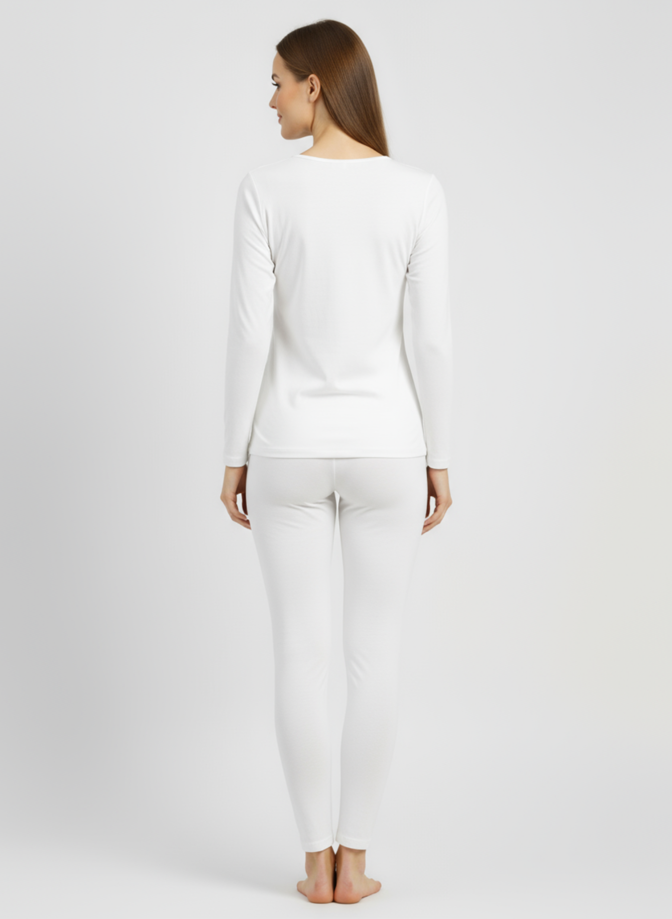 Ensembles T-Shirt Manches Longues col decolleté + Legging long