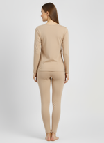 Charger l’image dans la visionneuse de la galerie, Ensemble T-shirt ML col Rond + Legging femme
