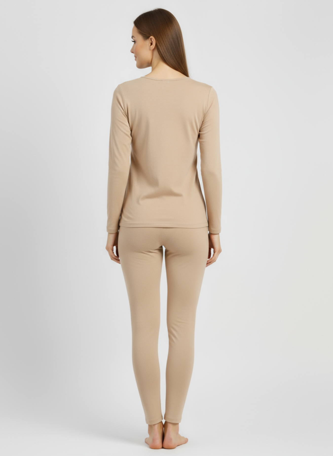 Ensembles T-Shirt Manches Longues col decolleté + Legging long