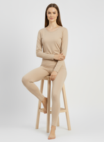 Charger l’image dans la visionneuse de la galerie, Ensembles T-Shirt Manches Longues col decolleté + Legging long
