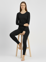 Charger l’image dans la visionneuse de la galerie, Ensembles T-Shirt Manches Longues col decolleté + Legging long
