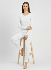 T-shirt manches Longues col rond decolleté