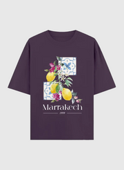 T-shirt Oversize 100 % Coton – Marrakech Citron