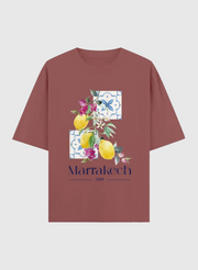T-shirt Oversize 100 % Coton – Marrakech Citron