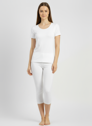 T-shirt manches courtes col rond decolleté