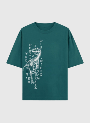 T-shirt Oversize 100 % Coton – “Fossile Amazigh”