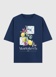 T-shirt Oversize 100 % Coton – Marrakech Citron