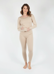 Legging avec dentelle