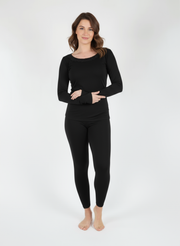 Legging avec dentelle