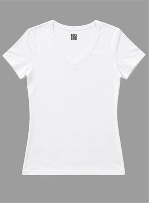 T-shirt manches courtes col v