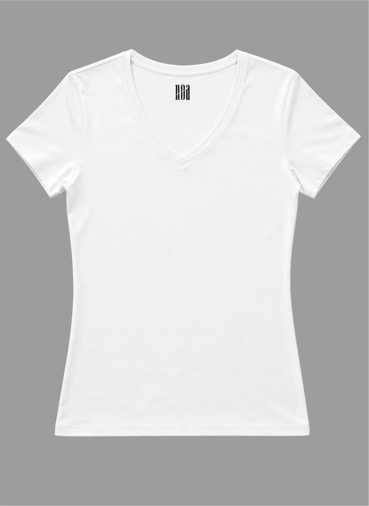 T-shirt manches courtes col v