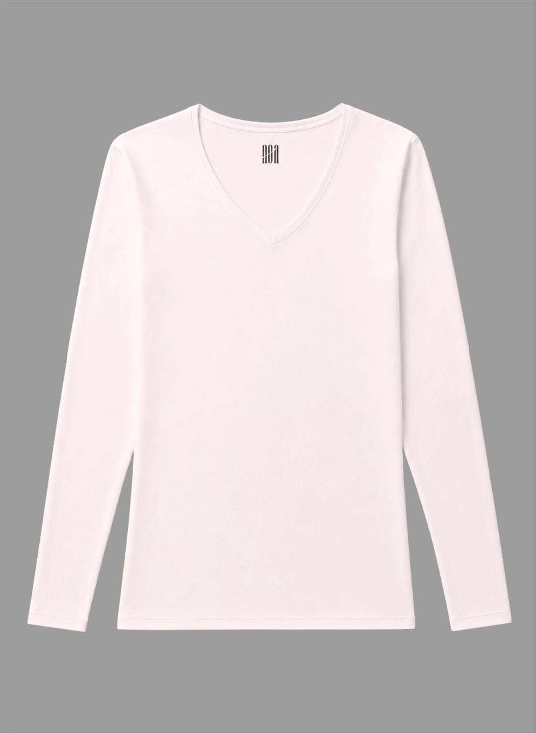 T-shirt manches longues col v