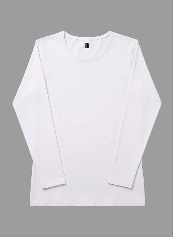 T-shirt manches longues col rond