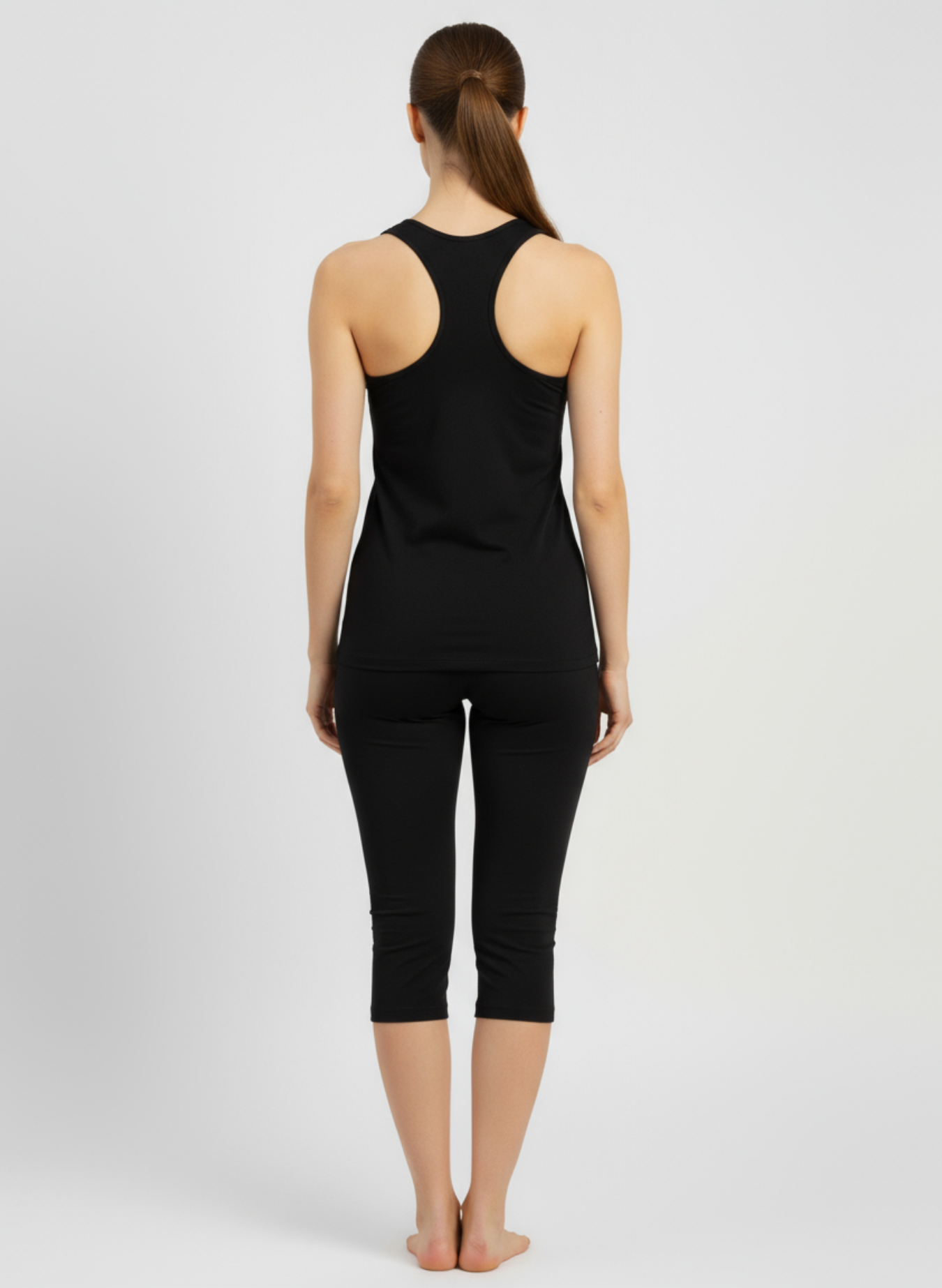 Ensemble Confort Coton – Débardeur Dos Nageur & Corsaire Basique