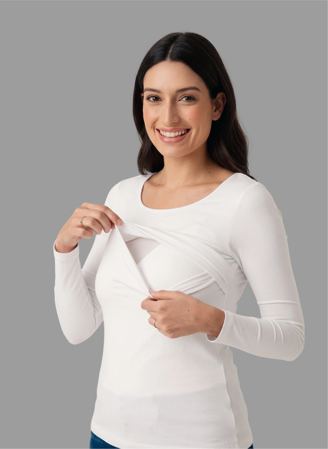 Pull d’allaitement manches longues