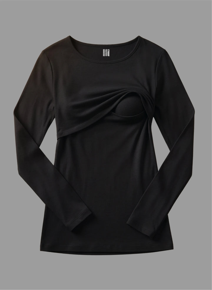 Pull d’allaitement manches longues