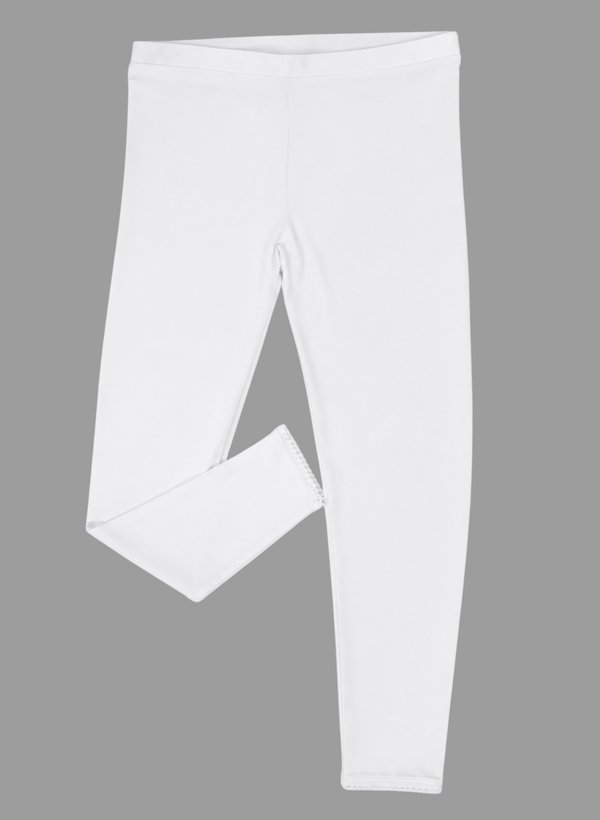 Legging avec dentelle