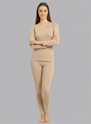 Ensemble t-shirt manches longues col décolleté et legging