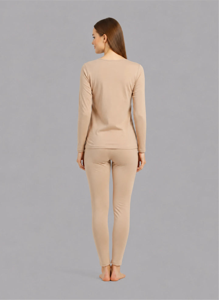 Ensemble t-shirt manches longues col décolleté et legging