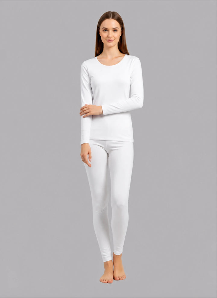 Ensemble t-shirt manches longues col décolleté et legging