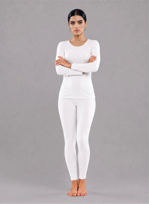 Ensemble t-shirt manches longues col rond et legging
