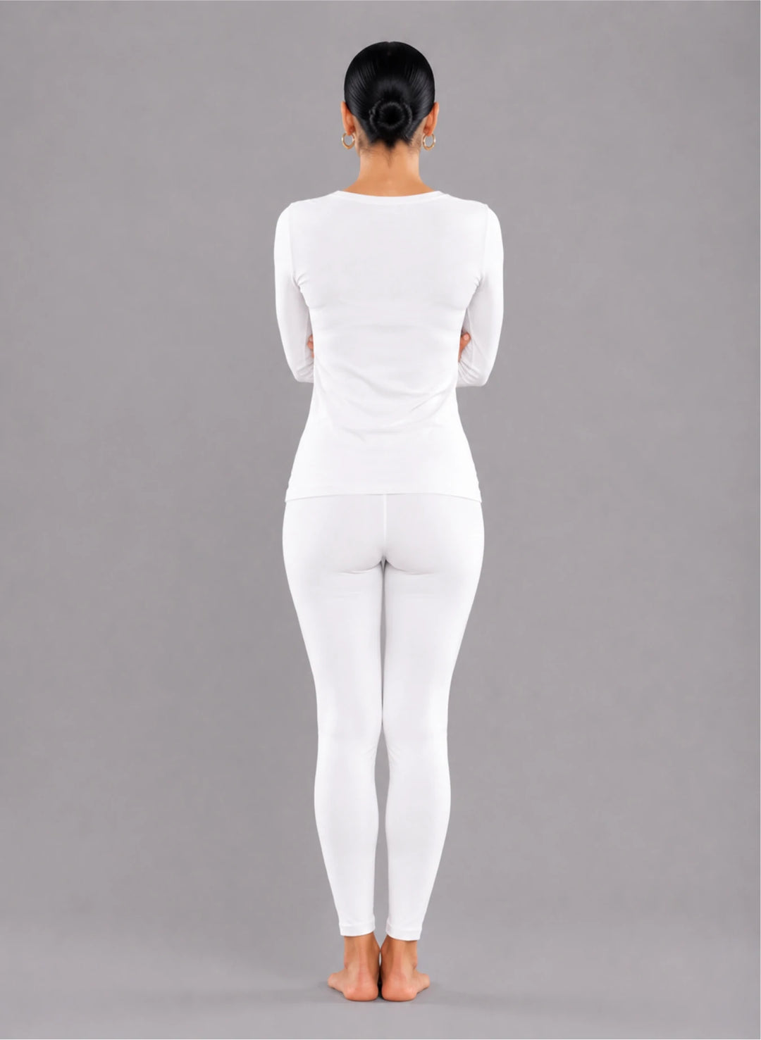 Ensemble t-shirt manches longues col rond et legging