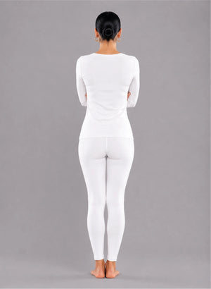 Ensemble t-shirt manches longues col rond et legging