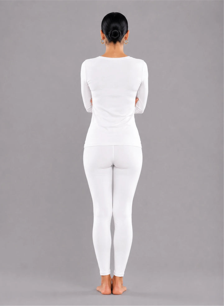 Ensemble t-shirt manches longues col rond et legging