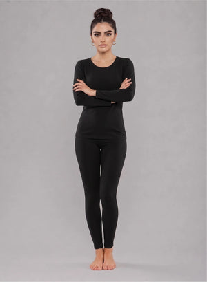 Ensemble t-shirt manches longues col rond et legging